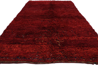 7 x 10 Vintage Red Beni MGuild Moroccan Rug 21270