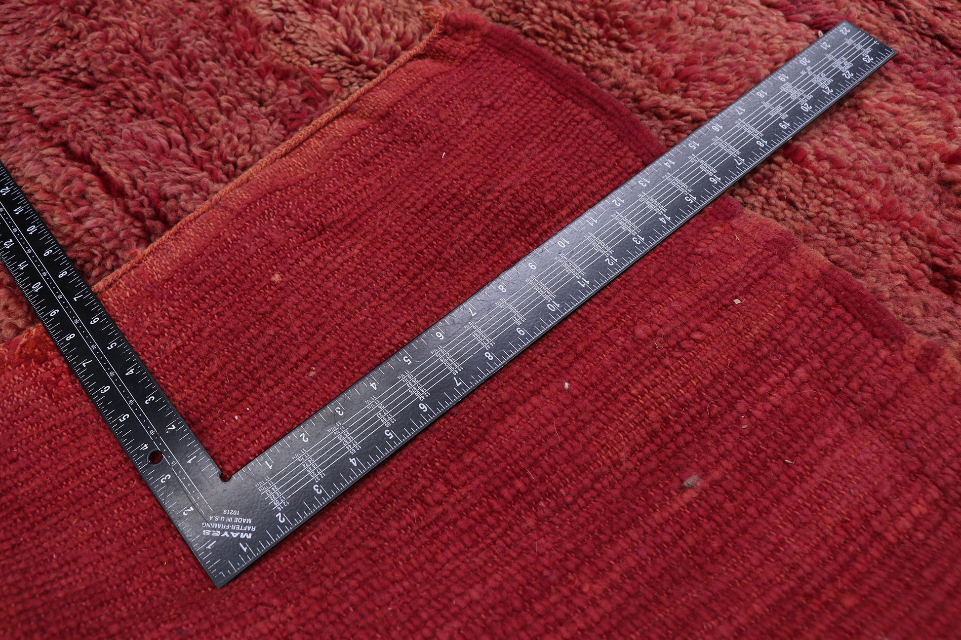 7 x 13 Vintage Beni Mrirt Moroccan Rug 21271