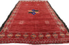 7 x 11 Vintage Red Taznakht Moroccan Rug 21272