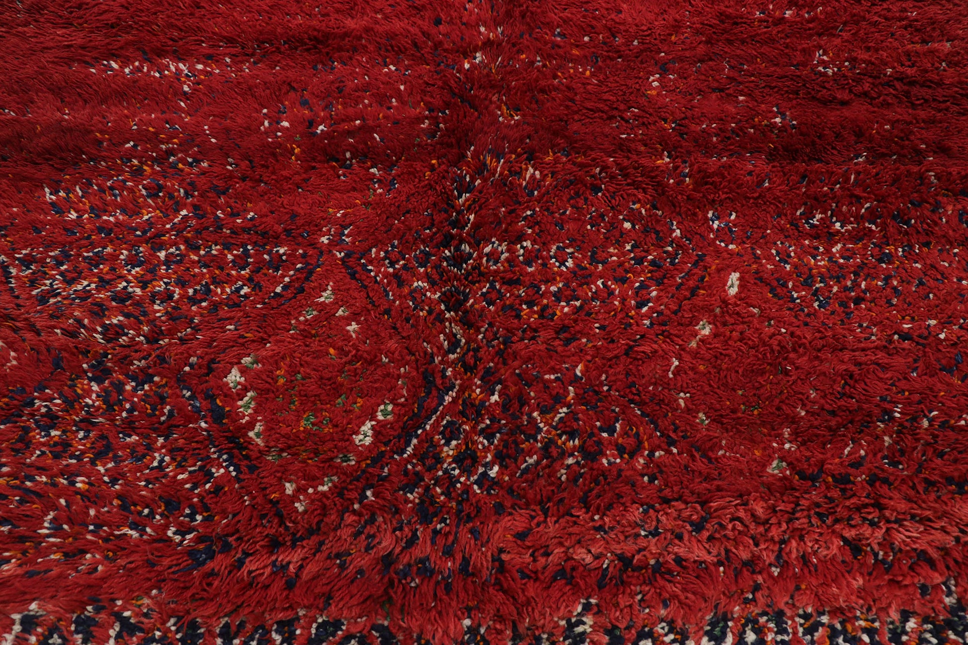 6 x 10 Vintage Red Moroccan Rug 21274