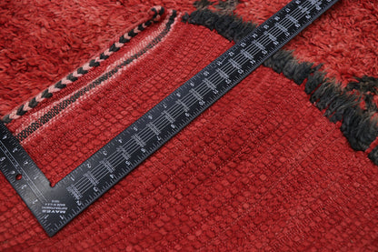 7 x 11 Vintage Red Moroccan Rug 21276