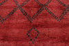 7 x 11 Vintage Red Moroccan Rug 21276