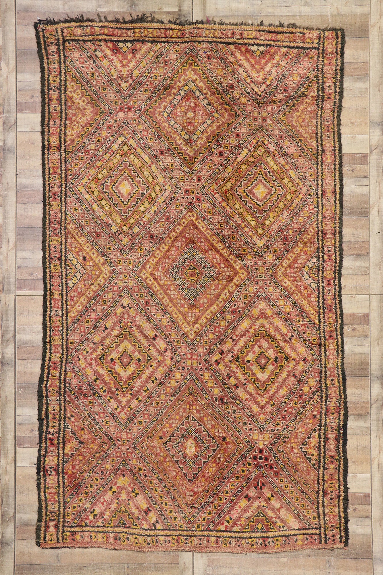 7 x 12 Vintage Beni MGuild Moroccan Rug 21277