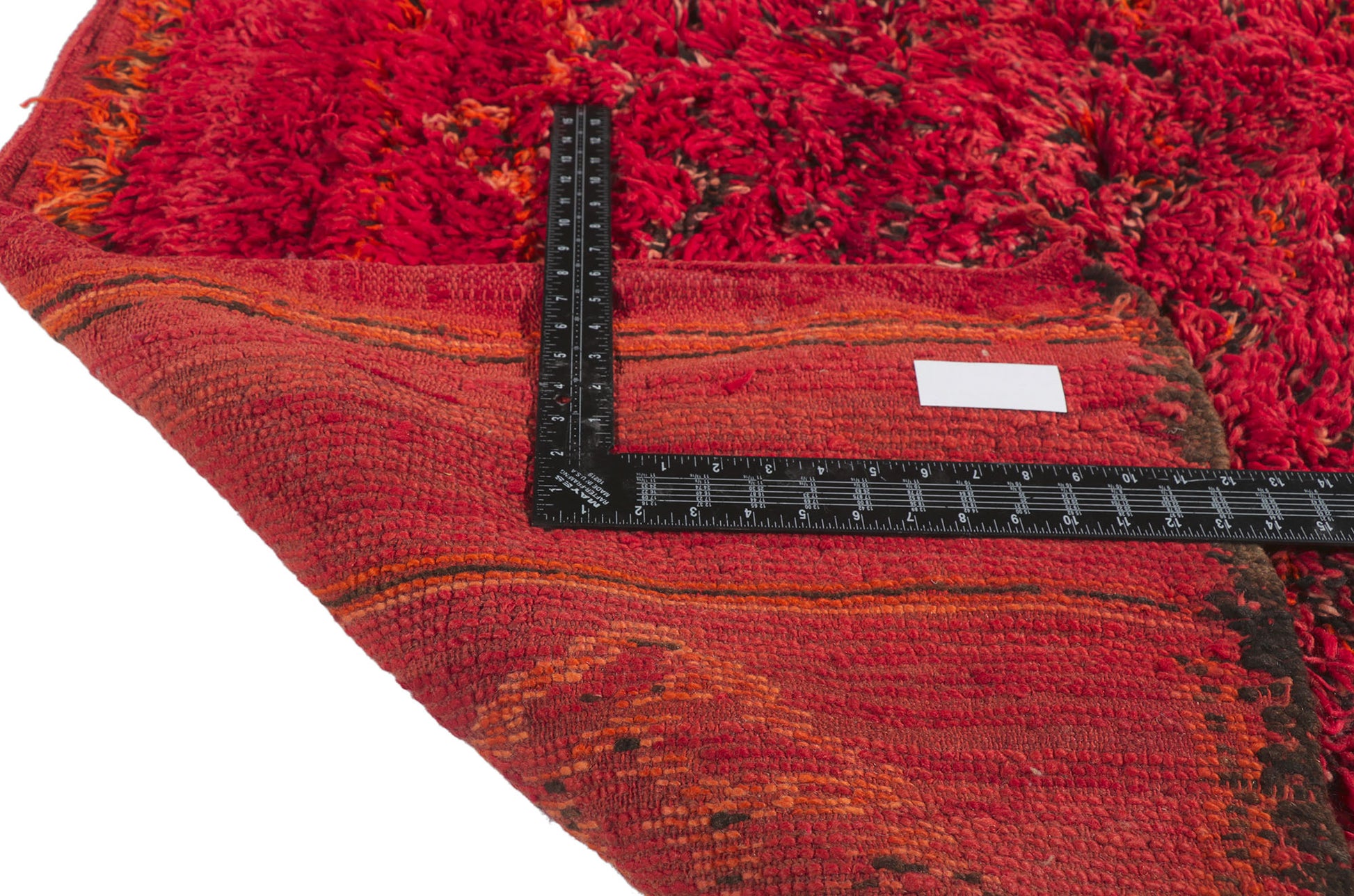 6 x 8 Vintage Red Beni MGuild Moroccan Rug 21278