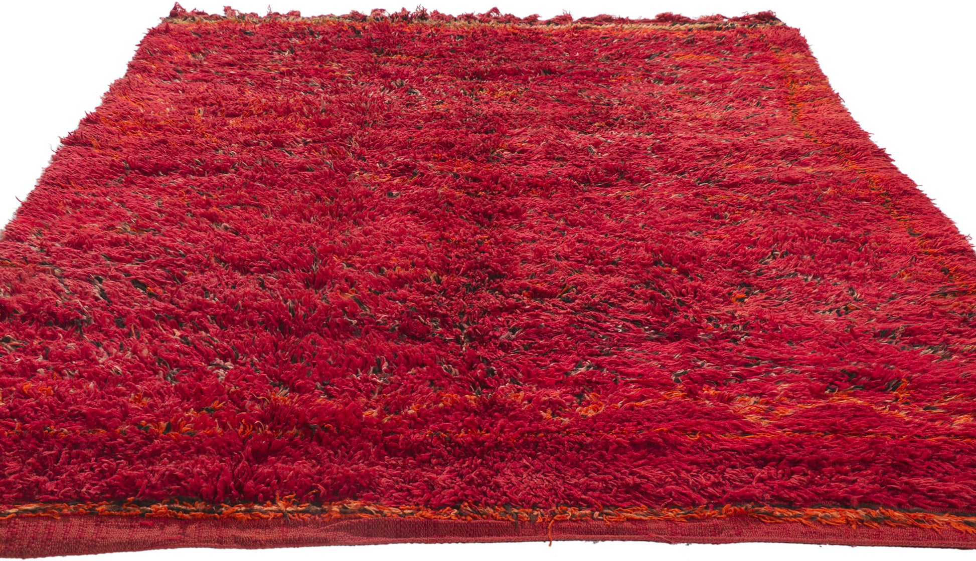 6 x 8 Vintage Red Beni MGuild Moroccan Rug 21278