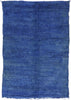7 x 10 Vintage Blue Beni Mrirt Moroccan Rug 21280