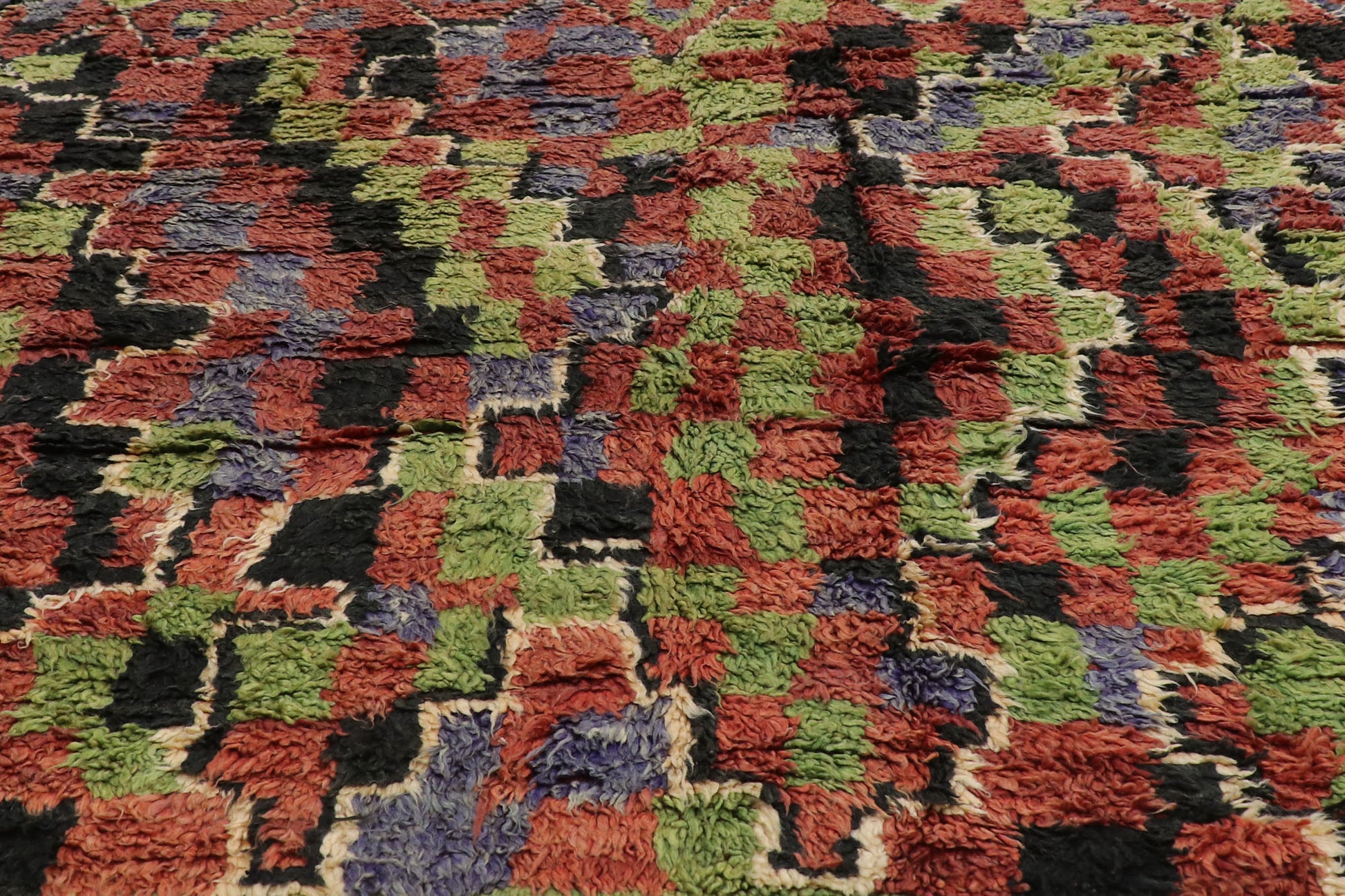 7 x 11 Vintage Moroccan Rug 21295