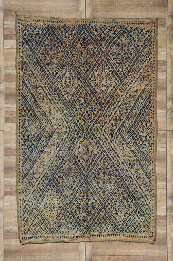 7 x 11 Vintage Beni MGuild Moroccan Rug 21299