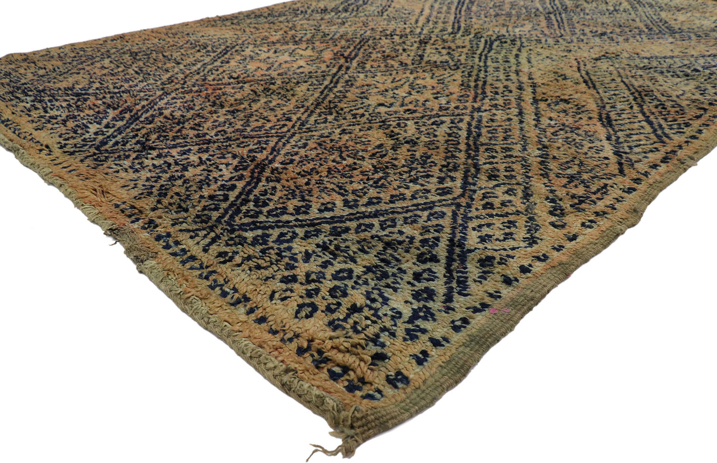 7 x 11 Vintage Beni MGuild Moroccan Rug 21299