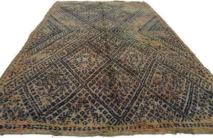 7 x 11 Vintage Beni MGuild Moroccan Rug 21299