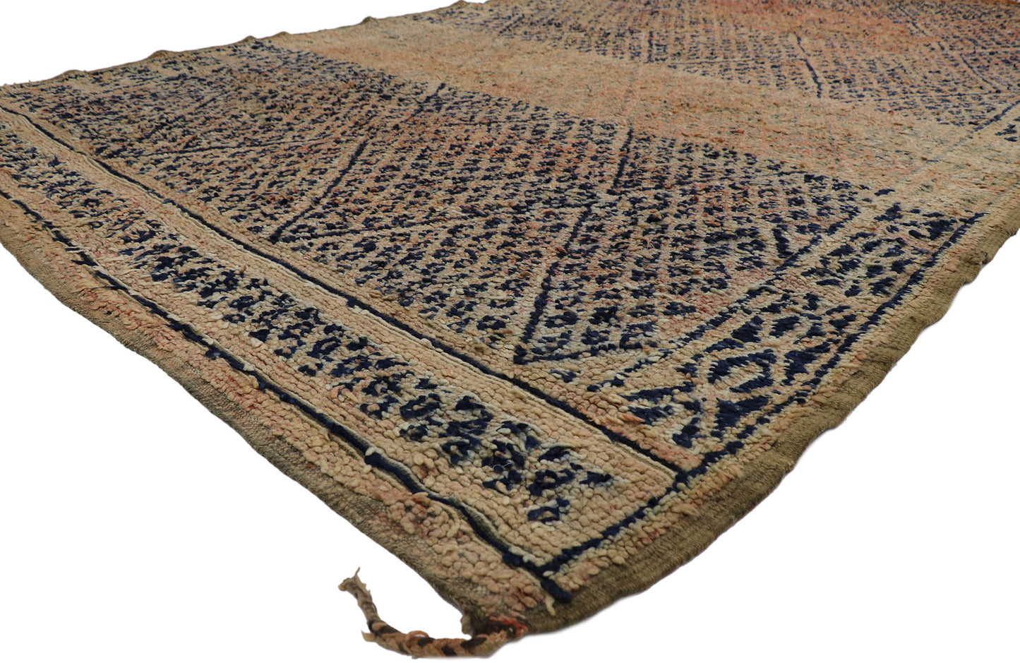 8 x 13 Vintage Zayane Moroccan Rug 21302