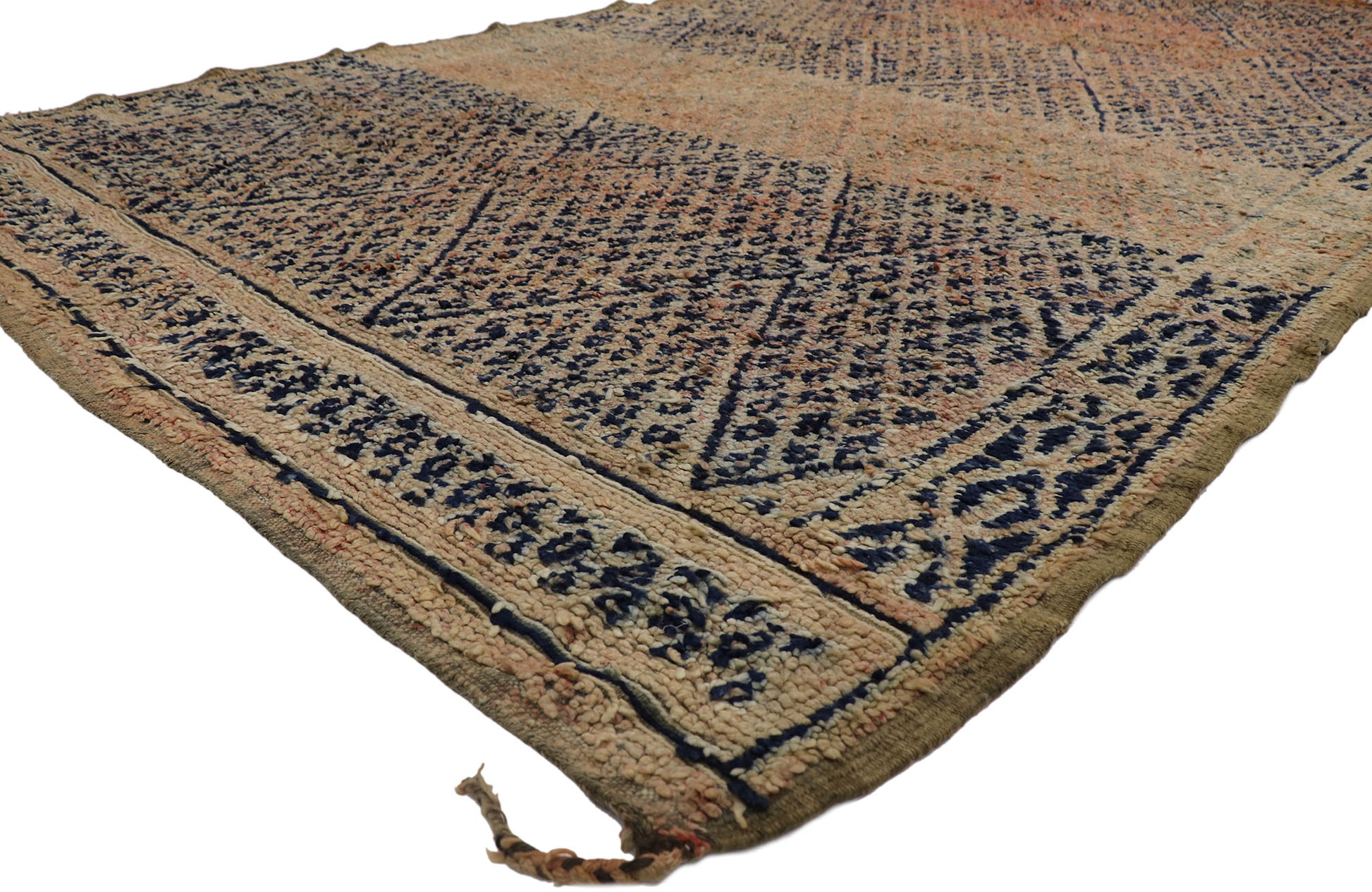 8 x 13 Vintage Zayane Moroccan Rug 21302