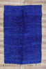 6 x 10 Vintage Blue Beni Mrirt Moroccan Rug 21305