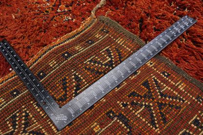 6 x 11 Vintage Red Moroccan Rug 21307