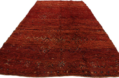 6 x 11 Vintage Red Moroccan Rug 21307