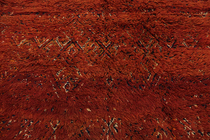 6 x 11 Vintage Red Moroccan Rug 21307