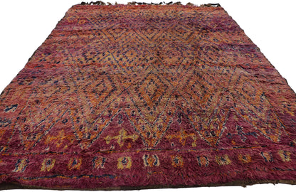 7 x 9 Vintage Beni MGuild Moroccan Rug 21312