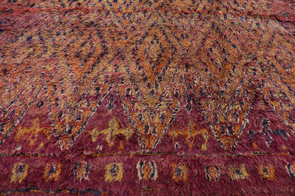 7 x 9 Vintage Beni MGuild Moroccan Rug 21312