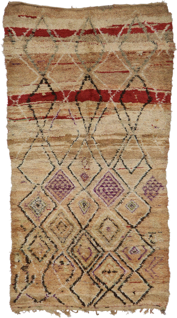 5 x 9 Vintage Boujad Moroccan Rug 21316