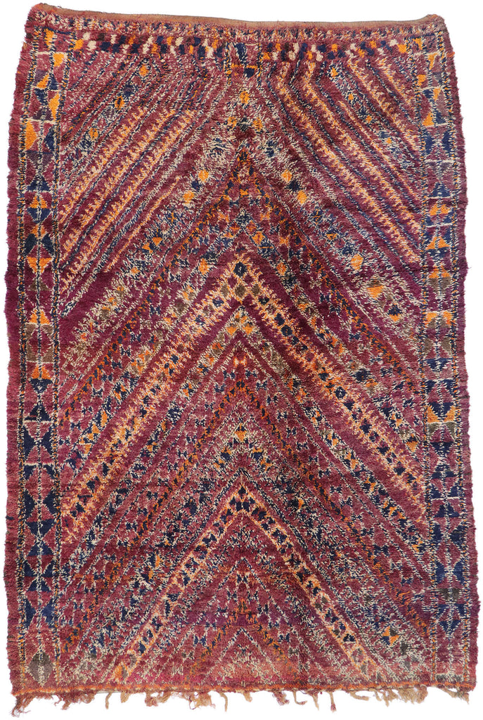 7 x 10 Vintage Beni MGuild Moroccan Rug 21324