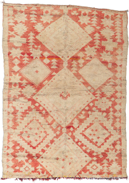 5 x 8 Vintage Moroccan Rug 21325