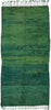 7 x 15 Vintage Green Beni Mrirt Moroccan Rug 21327