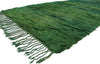 7 x 15 Vintage Green Beni Mrirt Moroccan Rug 21327