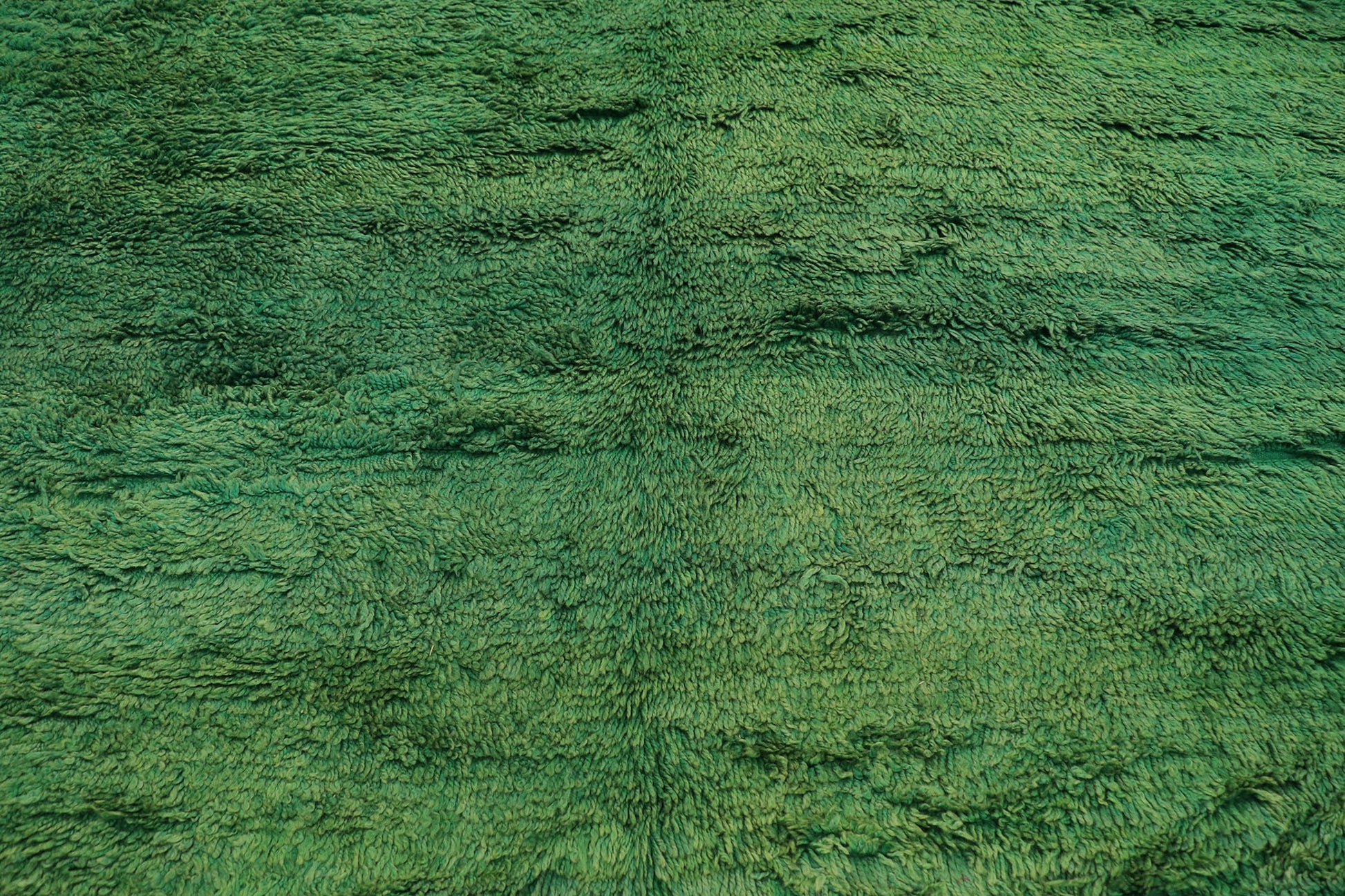 7 x 15 Vintage Green Beni Mrirt Moroccan Rug 21327