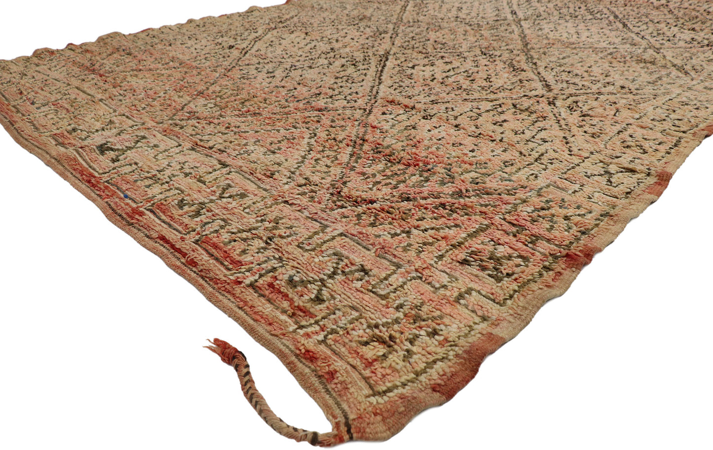 7 x 11 Vintage Zayane Moroccan Rug 21335