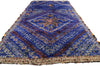 7 x 13 Vintage Blue Beni MGuild Moroccan Rug 21337