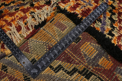 7 x 13 Vintage Beni M'Guild Moroccan Rug 21339