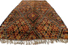 7 x 13 Vintage Beni M'Guild Moroccan Rug 21339