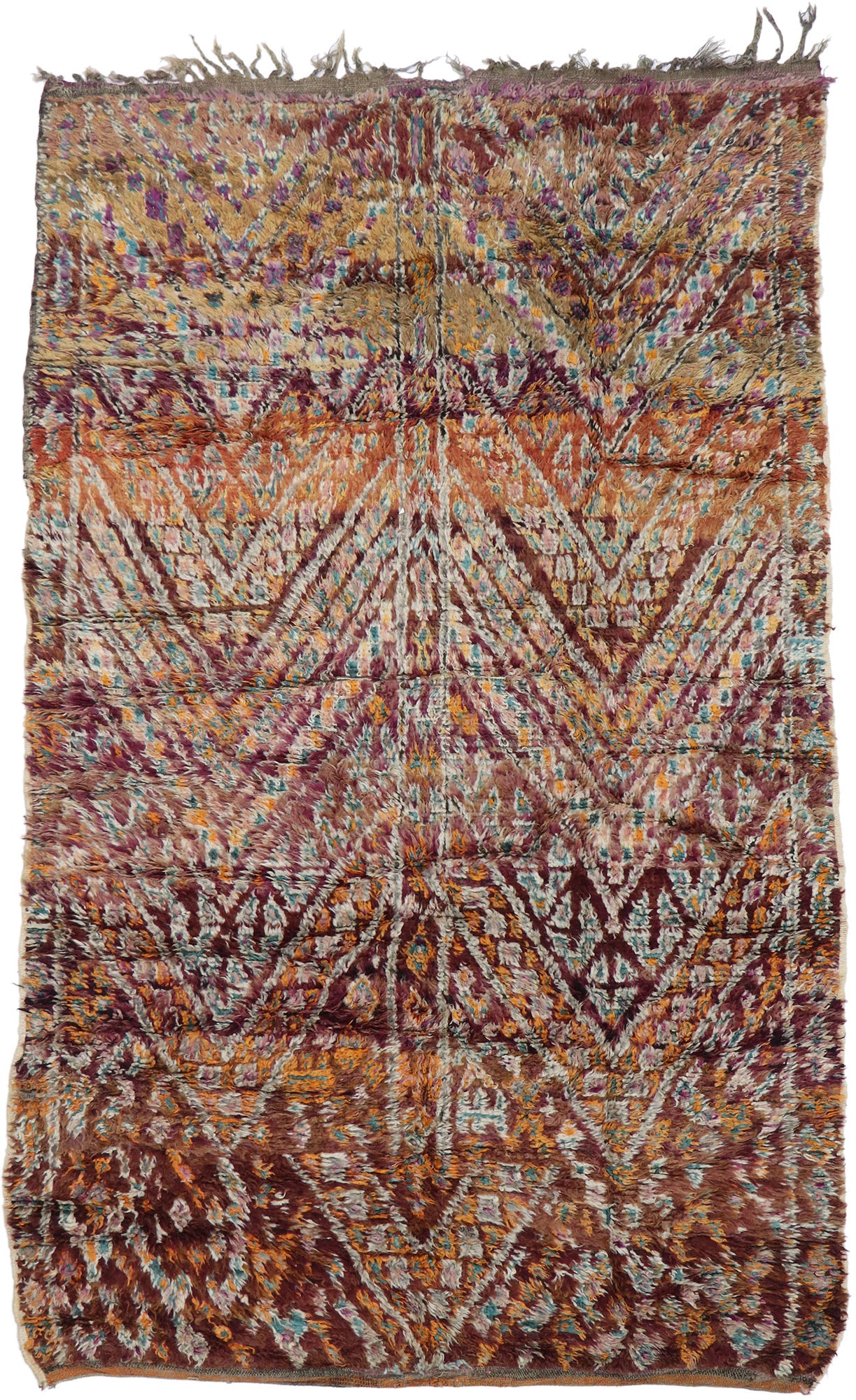 6 x 9 Vintage Moroccan Rug 21342