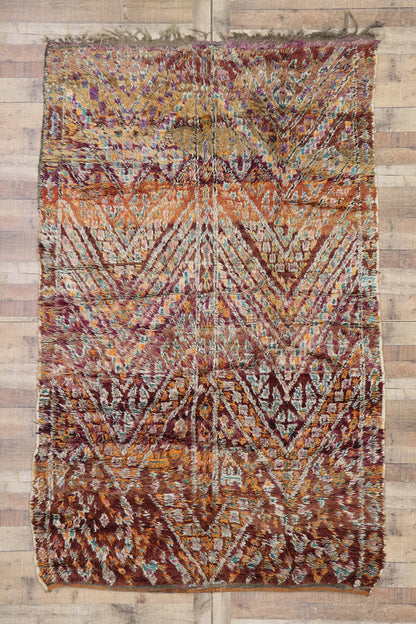 6 x 9 Vintage Moroccan Rug 21342