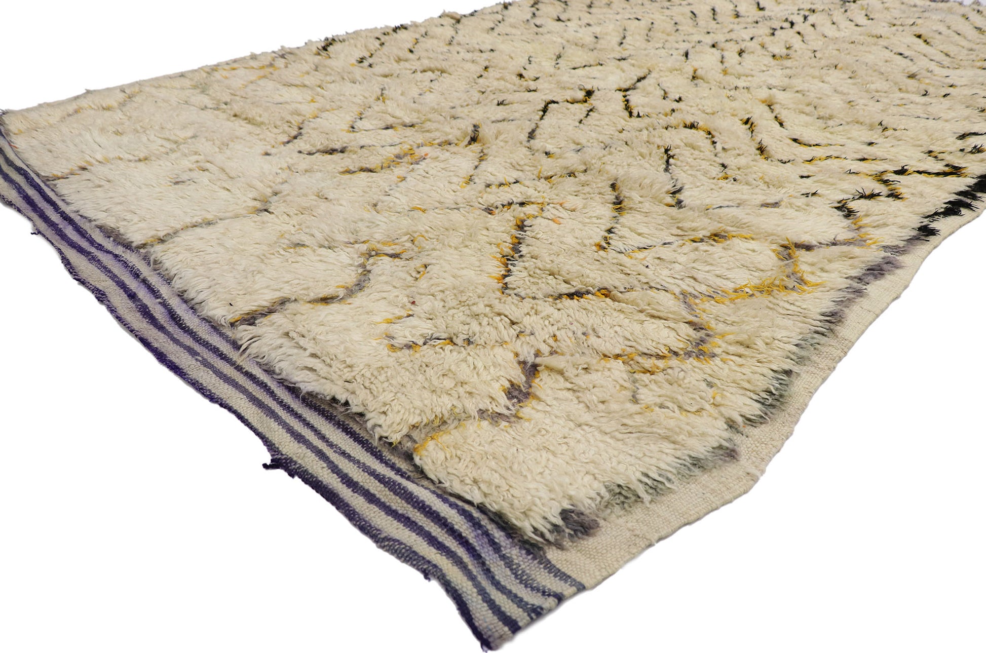 5 x 9 Vintage Moroccan Azilal Rug 21351