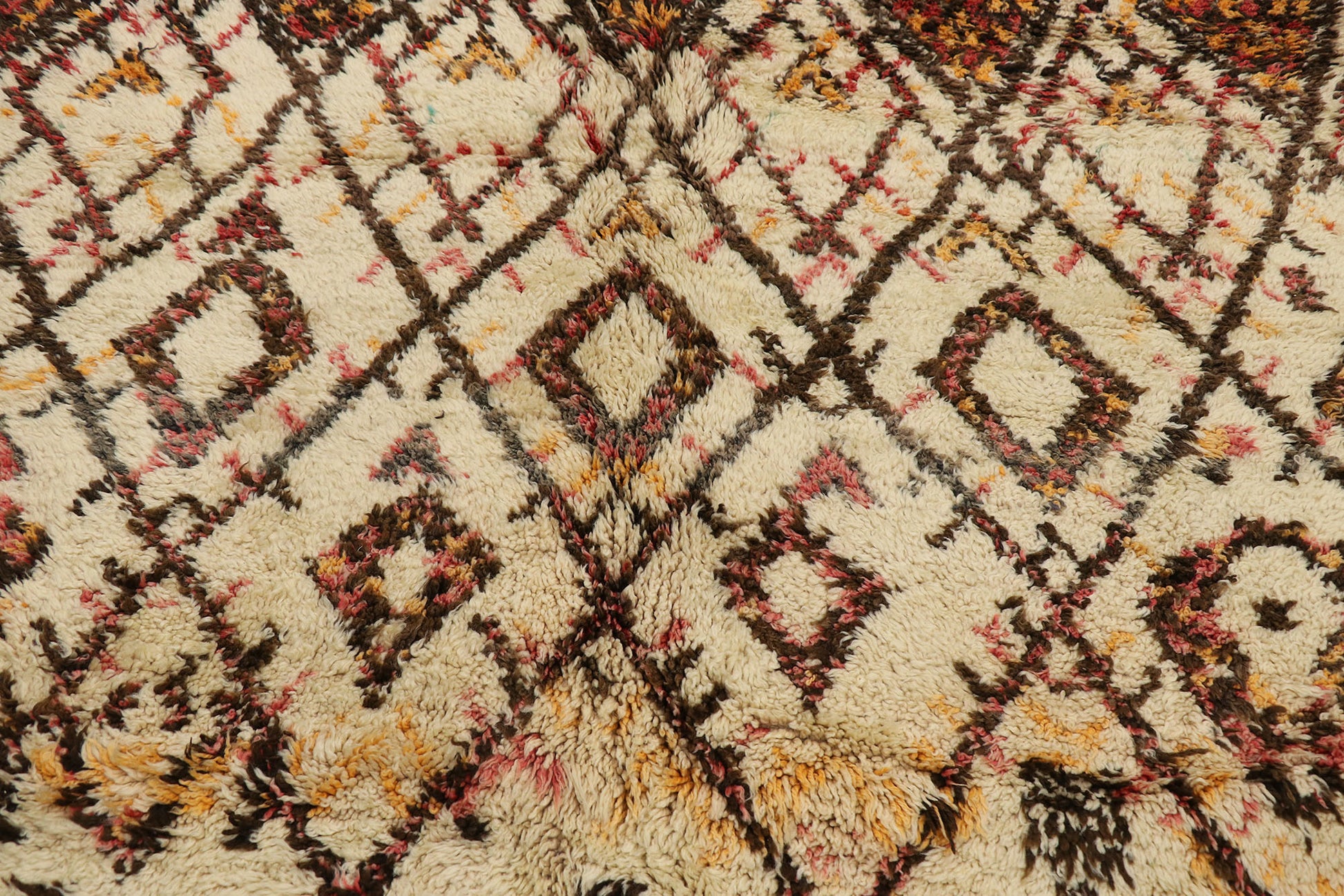 8 x 11 Vintage Moroccan Beni Ourain Rug 21353