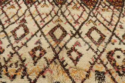 8 x 11 Vintage Moroccan Beni Ourain Rug 21353