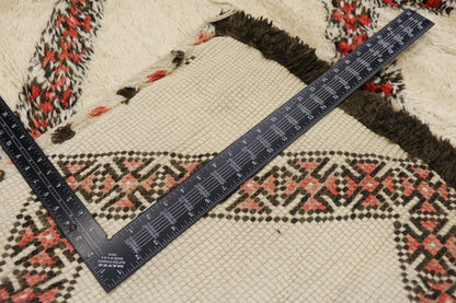 7 x 13 Vintage Moroccan Beni Ourain Rug 21354