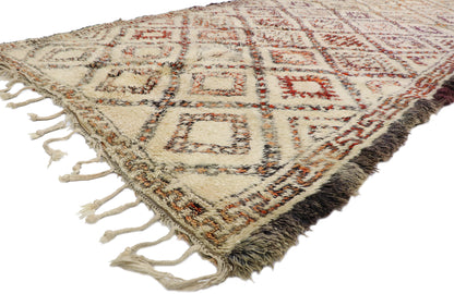 6 x 13 Vintage Moroccan Beni Ourain Rug 21355