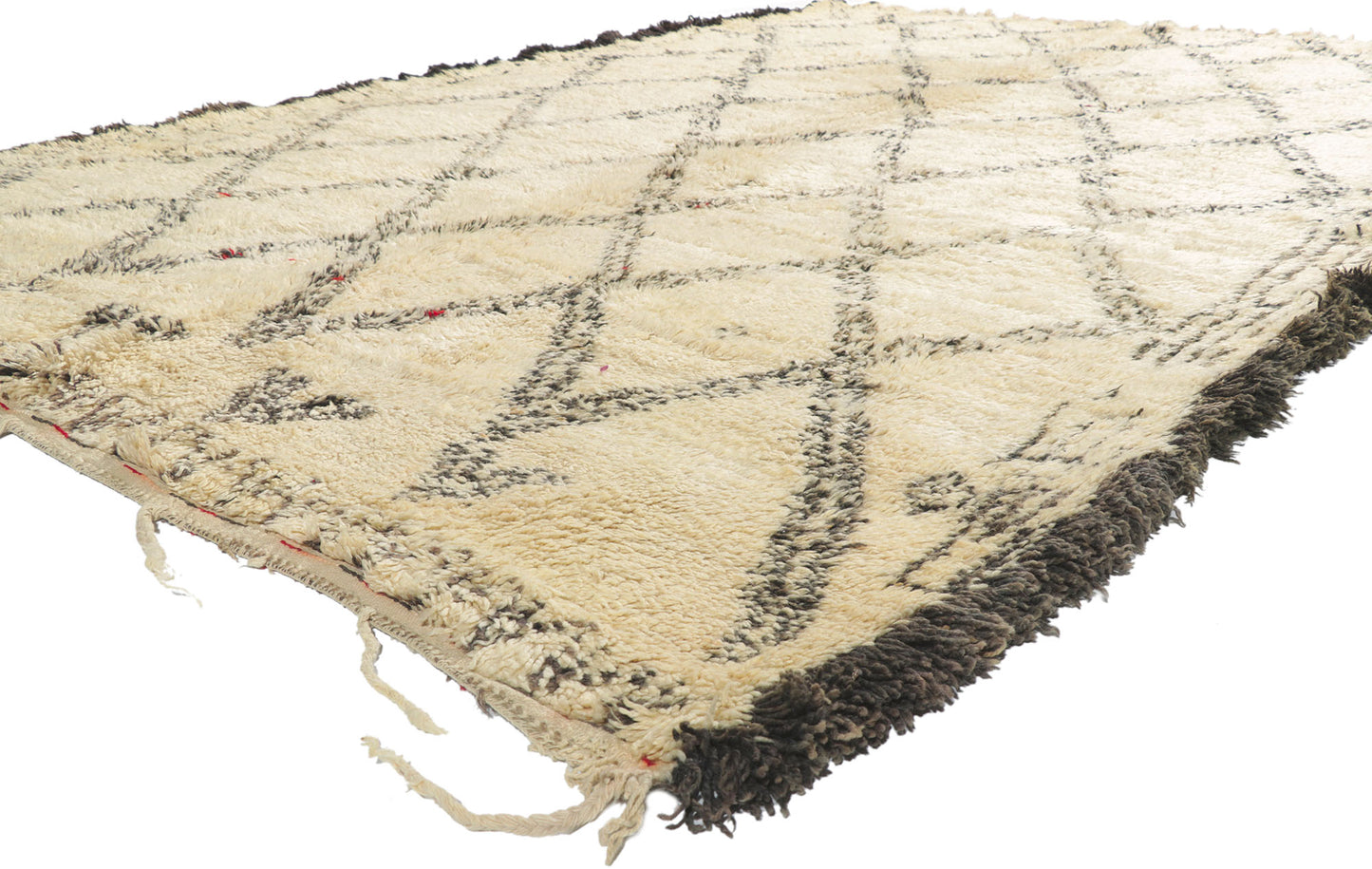 7 x 12 Vintage Moroccan Beni Ourain Rug 21364