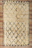 6 x 10 Vintage Moroccan Beni Ourain Rug 21365