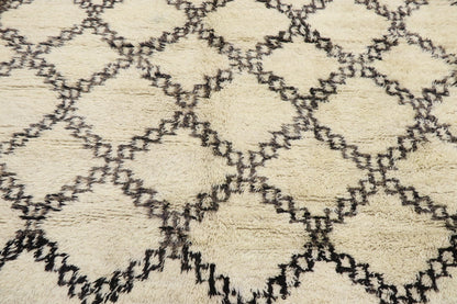6 x 11 Vintage Moroccan Beni Ourain Rug 21366