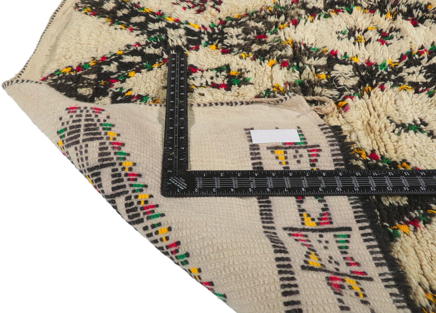 6 x 12 Vintage Moroccan Beni Ourain Rug 21375