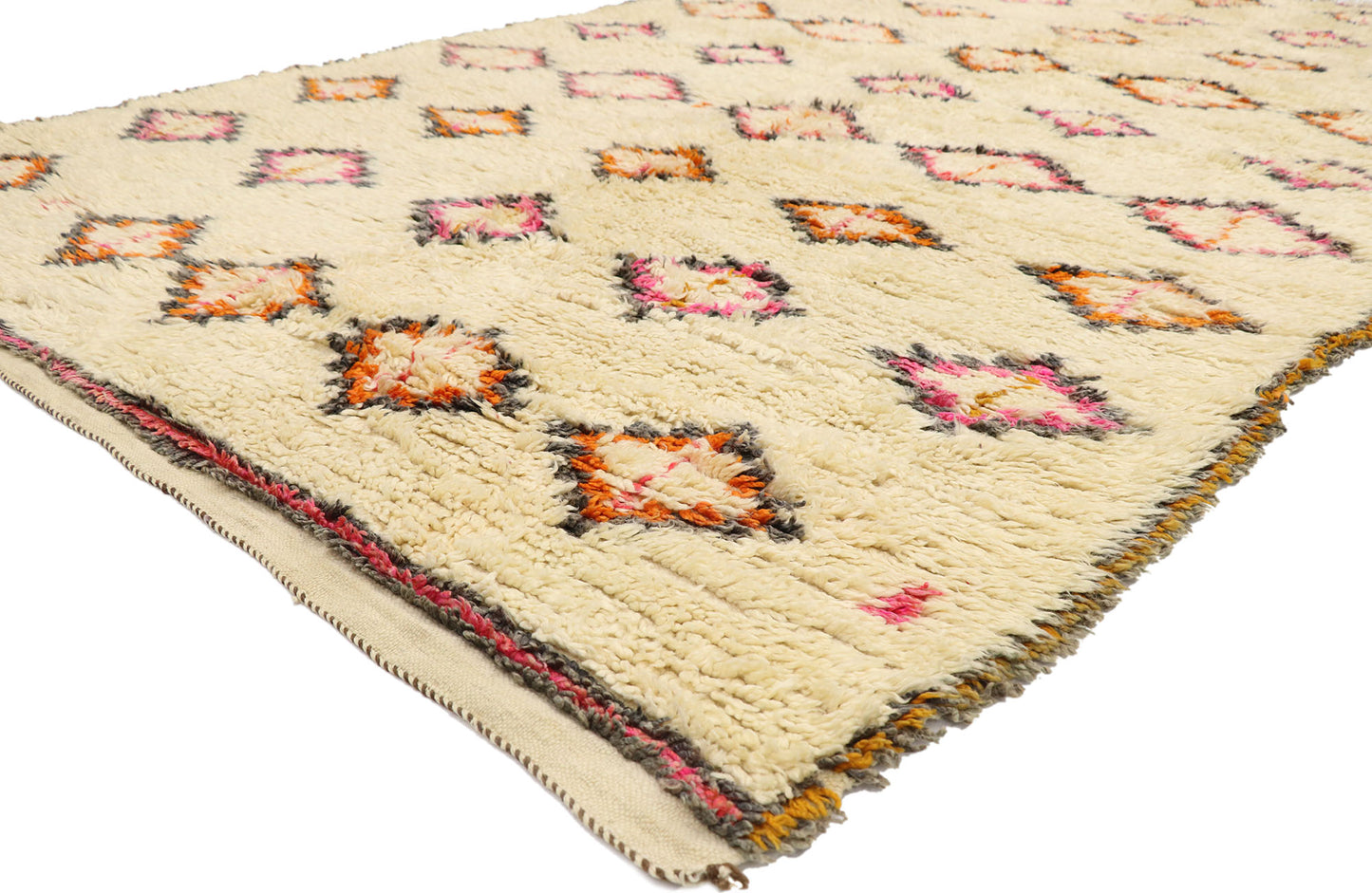 6 x 10 Vintage Beni Ourain Moroccan Rug 21378