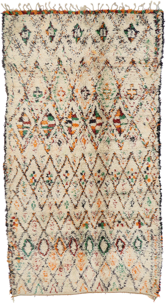 6 x 11 Vintage Moroccan Beni Ourain Rug 21386