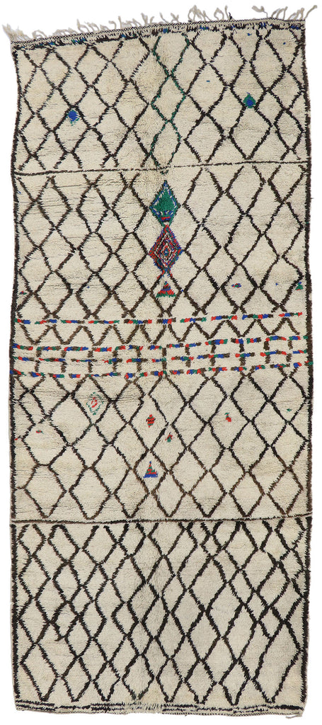 6 x 15 Vintage Moroccan Azilal Rug 21398