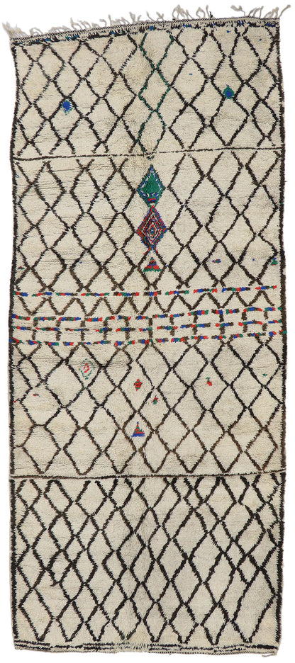6 x 15 Vintage Moroccan Azilal Rug 21398