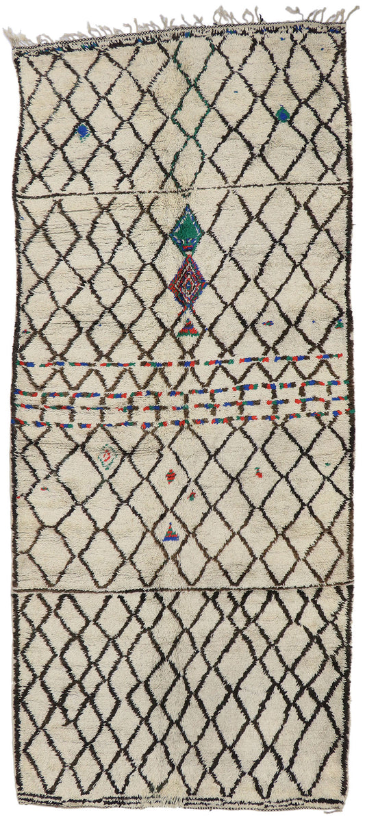 6 x 15 Vintage Moroccan Azilal Rug 21398