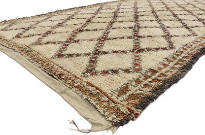 8 x 15 Vintage Beni Ourain Moroccan Rug 21405