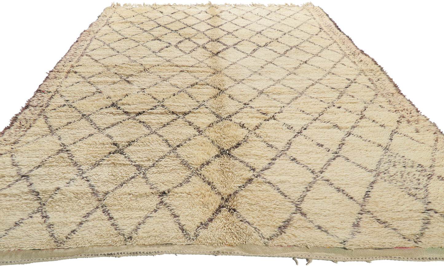 7 x 11 Vintage Moroccan Beni Ourain Rug 21408